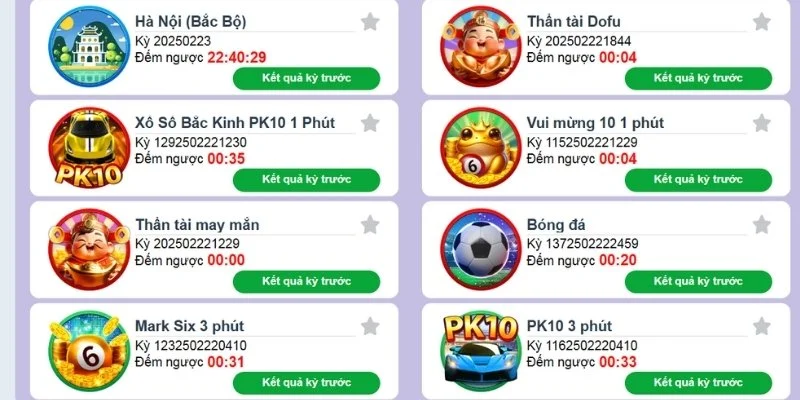 Khái quát sảnh game Xổ số 33WIN mới nhất